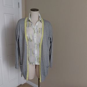 2pcs - 1 Gap Cardigan & 1 Lime/Yellow UnBranded & no Labal Blouse, both for$29
